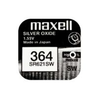 Maxell Batería de reloj de óxido de plata SR621SW baja drenaje sustituye a  364